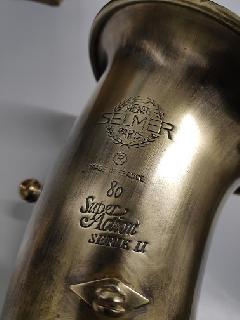 Pavillon  saxophone alto une fois la finition r�alis�e